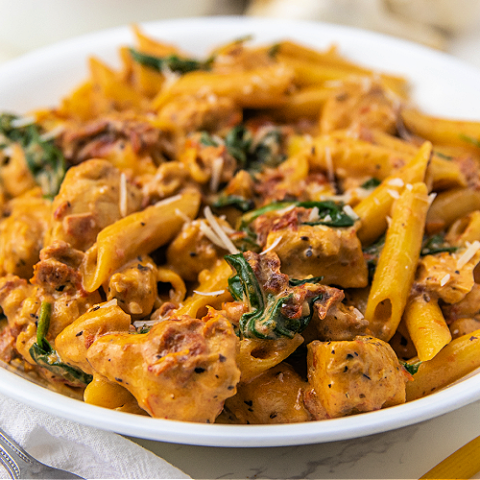 Creamy Italian Chicken Pasta a Delicious One Pot Dinner Idea