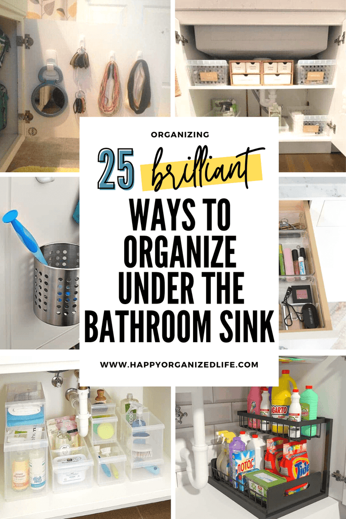 25 Brilliant Ways To Organize Under The Bathroom Sink