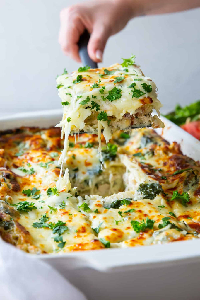 White Chicken Lasagna