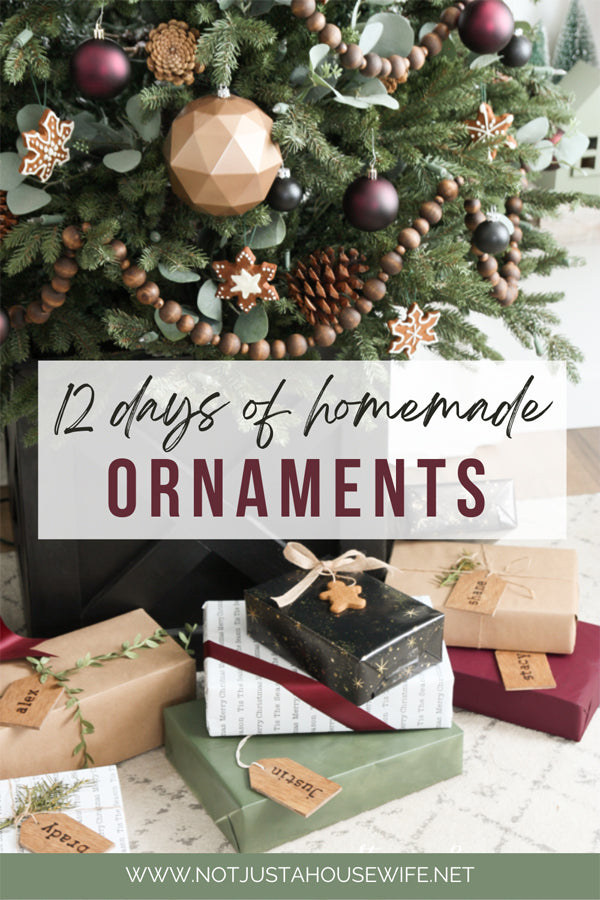 Clay Leaf Print Ornaments