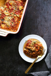 Vegan Gluten free Zucchini Lasagna with Tofu Ricotta
