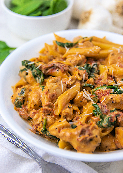 Creamy Italian Chicken Pasta a Delicious One Pot Dinner Idea