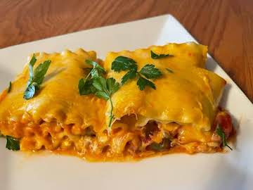 Mexican Lasagna Rollups