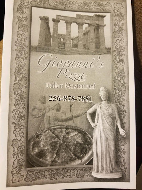 Dining Out Southeast:  Giovanni’s Pizza Italian Restaurant, Albertville, AL