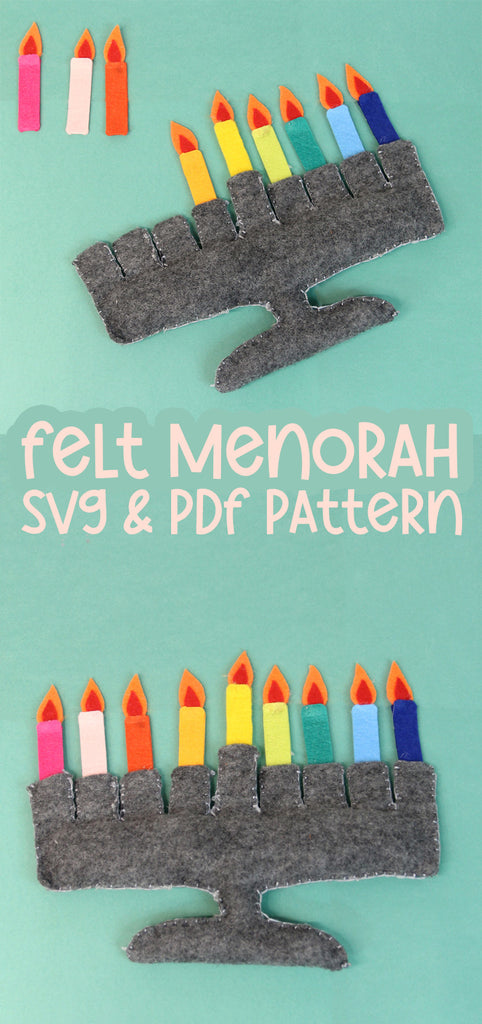 Felt Menorah Pattern – Kids’ Toy Menorah