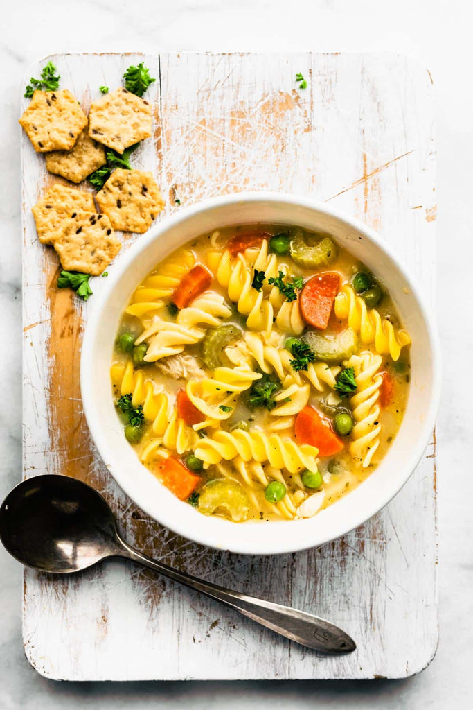 Gluten-Free Chicken Noodle Soup (Crockpot)