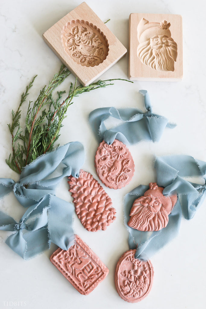 How to make Air Dry Clay Ornaments with Terracotta and White Clay