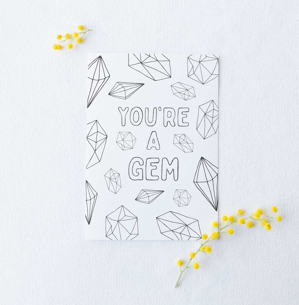 Printable Birthday Card {Free Colouring Page}