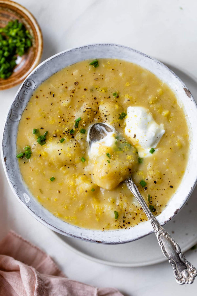 Vegan Potato Leek Soup