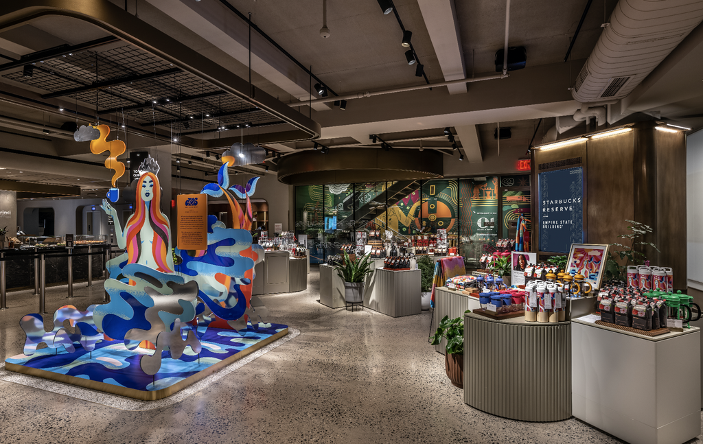 See inside the massive new Starbucks that just opened at the Empire State Building