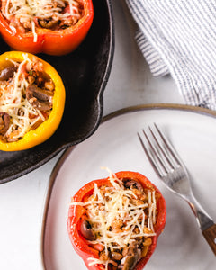 Ground Turkey Stuffed Peppers