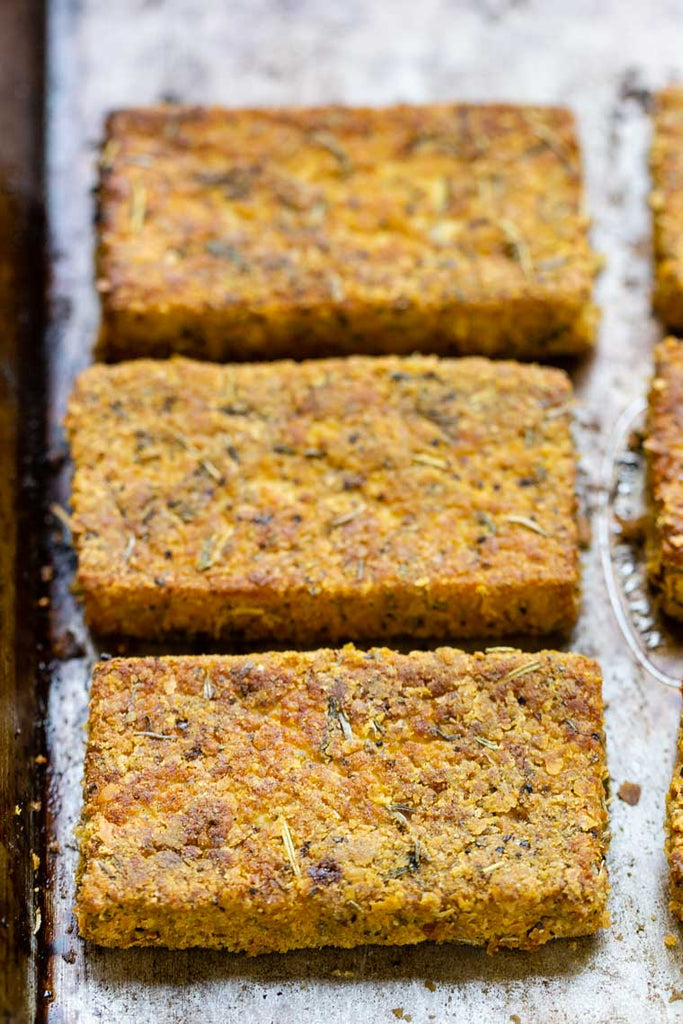 Herb Crusted Baked Tofu