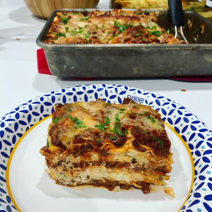 Homemade lasagna. Was actually last nights dinner XD.