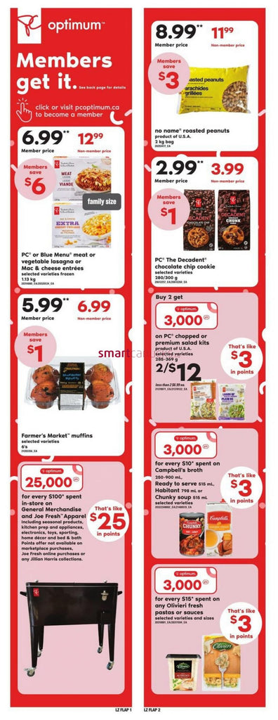 Loblaws Ontario PC Optimum Offers June 8th – 14th + 25,000 PC Optimum Points for every $100 Spent on General Merchandise