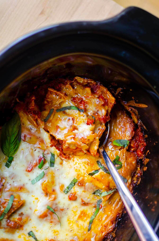 Crockpot Lasagna with Ravioli