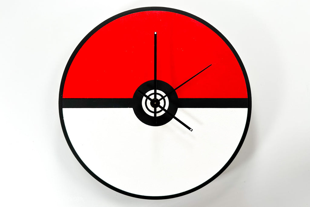 How to Make a Poké Ball Clock with a Free Laser Cut File