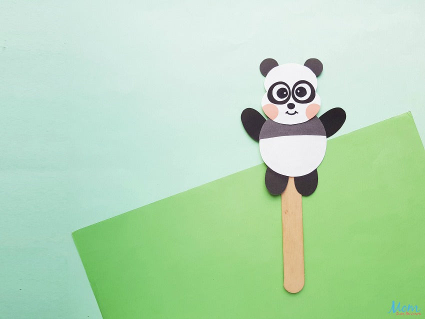 Panda Paper Puppet Craft for Kids