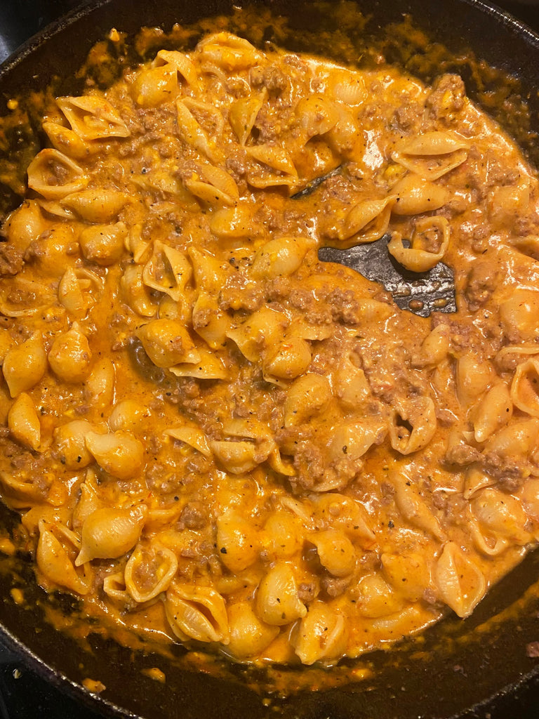 Homemade Hamburger Helper.