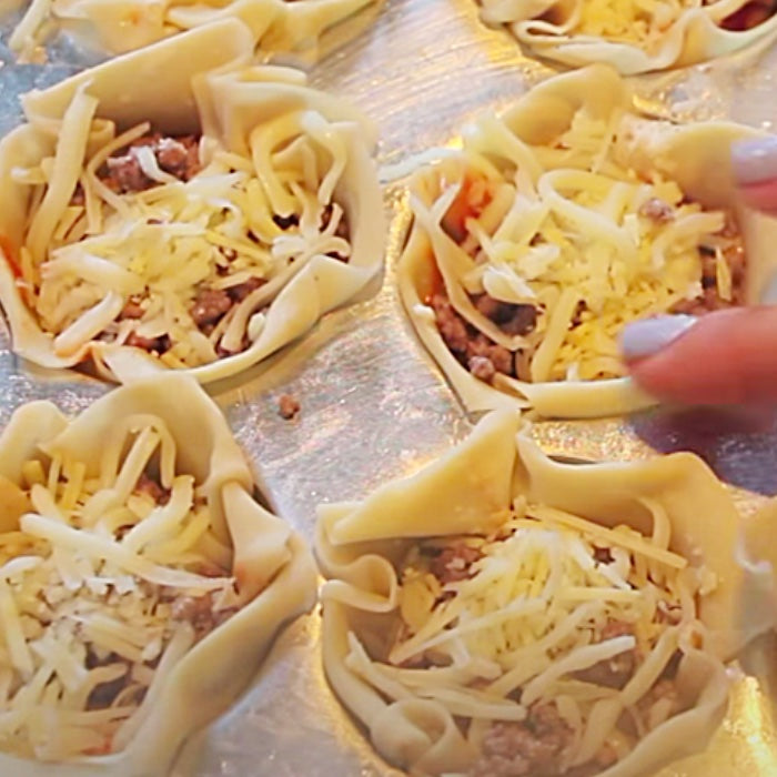 Lasagna Cupcakes Recipe