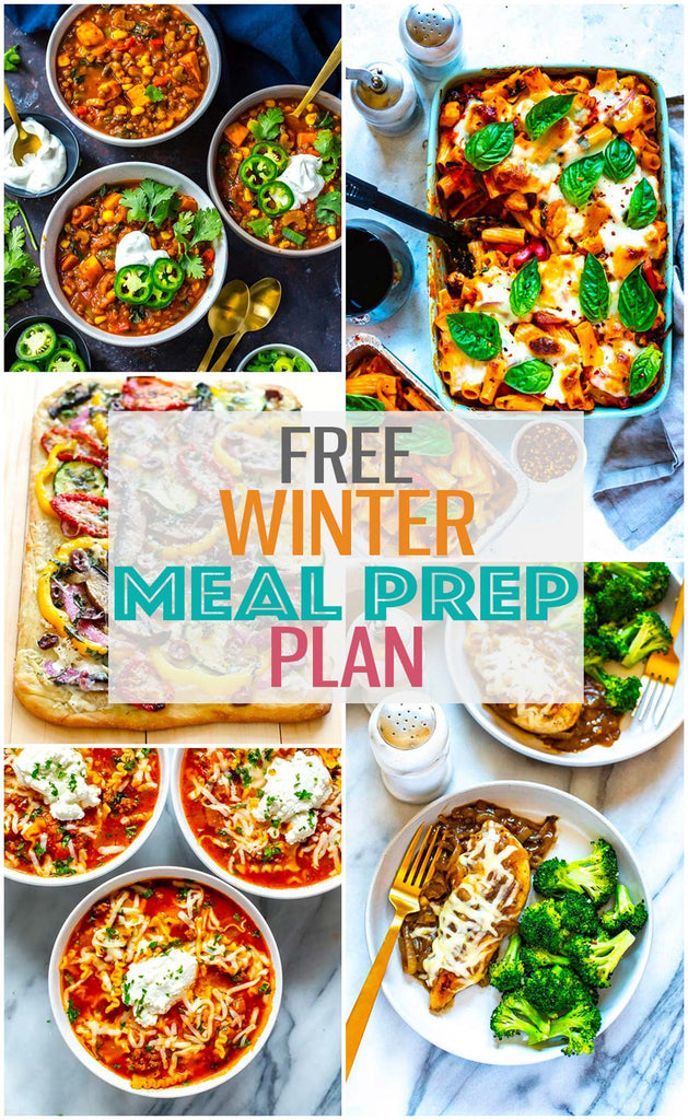 Free Winter Meal Prep Plan {Weeknight Meals}