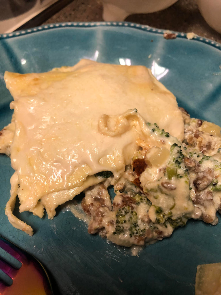 Alfredo Broccoli Lasagna