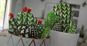 This Painted Rock Cactus Garden is a Fun DIY Project for All Ages!