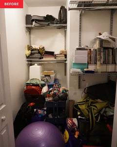 My Office Closet Was a Mess Until a Pro Organizer Helped Me Tackle the Clutter