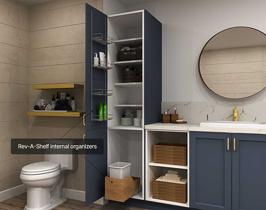 IKEA Bathroom Designs That Emphasize Storage