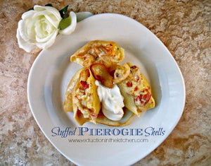 Stuffed Pierogie Shells {Poor Man’s Homemade Pierogies}