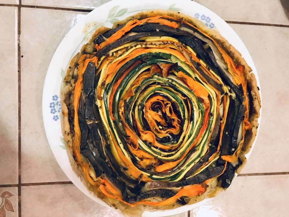 Spiral Vegetable Tart