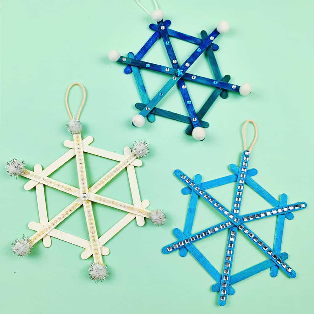 Popsicle Stick Snowflake Craft: An Easy Step-by-Step Tutorial