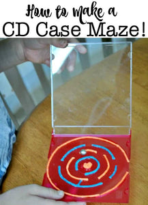 Great Kids Craft: CD Case Mazes!