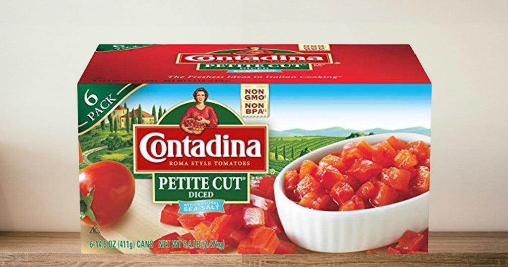 Contadina Petite Cut Diced Tomatoes Cans 6-Pack Only $6.54 on Amazon (Regularly $13)