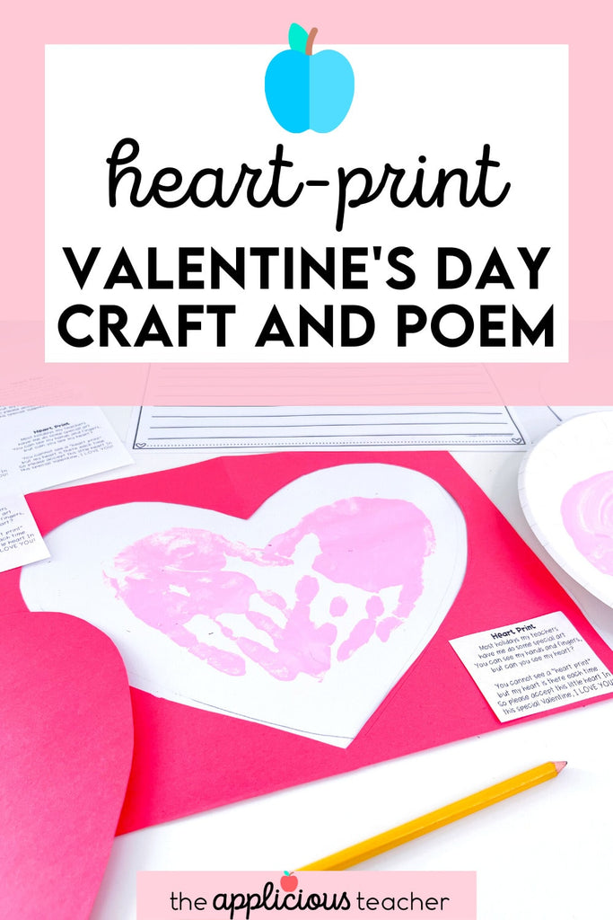 Easy Valentine’s Day Craft and Gift: Heartprint Craft and Poem