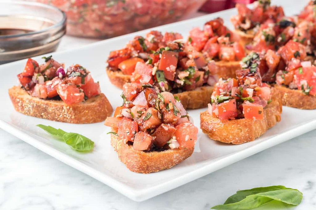 Easy Tomato Bruschetta Recipe