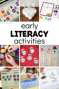 Simple Early Literacy Activities for Preschool and Kindergarten Kids