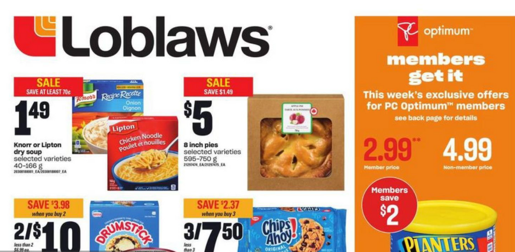 Loblaws Ontario PC Optimum Offers April 14th – 20th