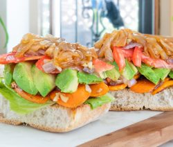 Sweet Potato and Avocado Sandwich