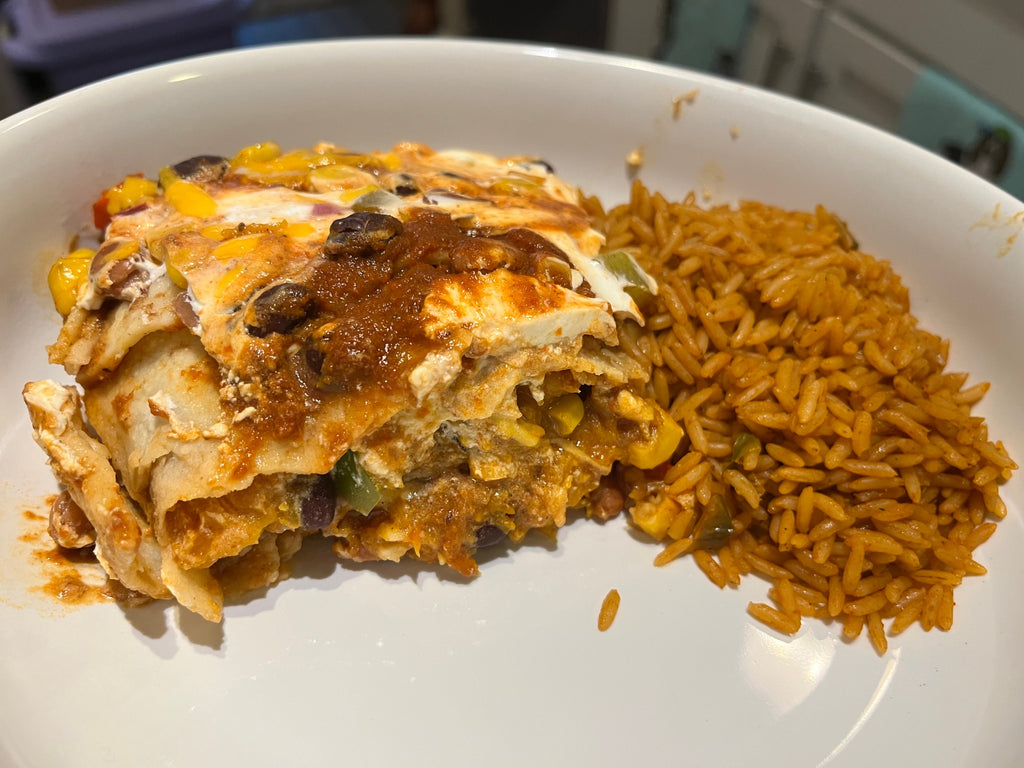 Veggie Enchilada Casserole