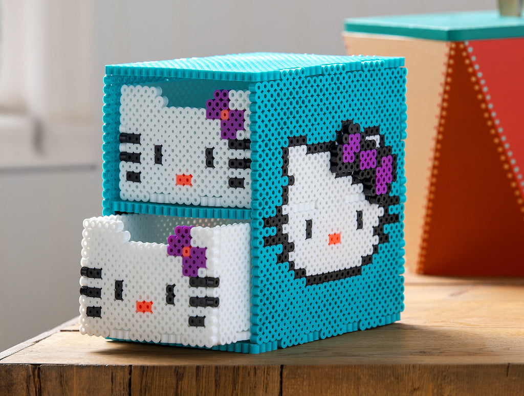 Hello Kitty Organizer (Made with Perler Beads!)