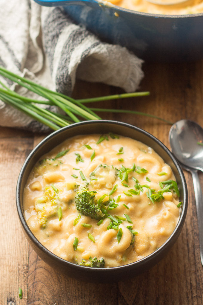 Vegan Mac & Cheese Soup