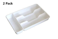 Pack of 2 Small Silverware Tray,Cutlery Tray, Keeps forks and spoons perfectly stacked by LiangTing