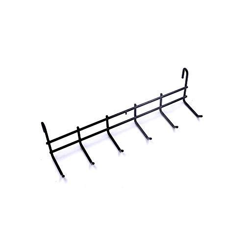 Hook Rack for Wall Grid Panel, Grid Mounted Hooks Hanging Storage Organizer Hook for Wall Storage and Display(Black)