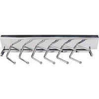 Deluxe Sliding Tie rack, Chrome, 12"