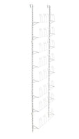 ClosetMaid 97536 Adjustable Wall & Door Shoe Organizer