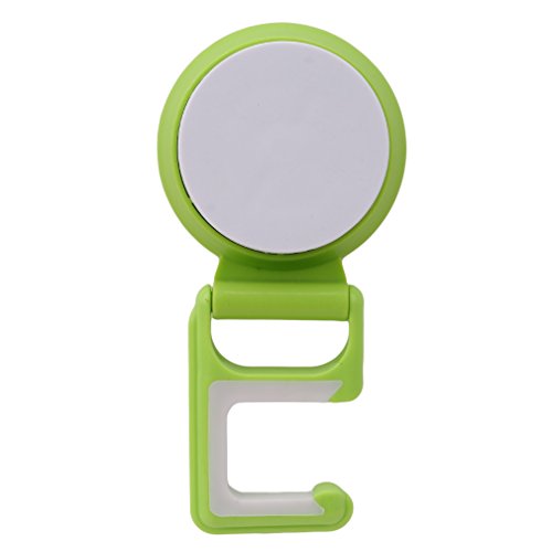 SOURBAN Suction Mop Broom Holder Wall Mounted House Organizer Storage Hanger 1PCS,green