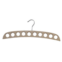 Richards Homewares Imperial 10-Hole Scarf Hanger-(Natural) (16.5" x 6.5" x .75")