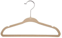 Delta Children 50 Piece Velvet Infant and Toddler Hangers, Beige