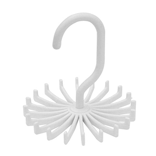 Tinffy 360° Twirl Tie Rack Belt Hanger Holder Hook for Closet Organizer Storage