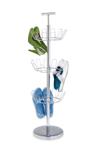 Honey-Can-Do SHO-01482 3-Tier Chrome Shoe Tree